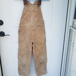 Vintage Carhartt Youth Medium Overalls Size 10-12